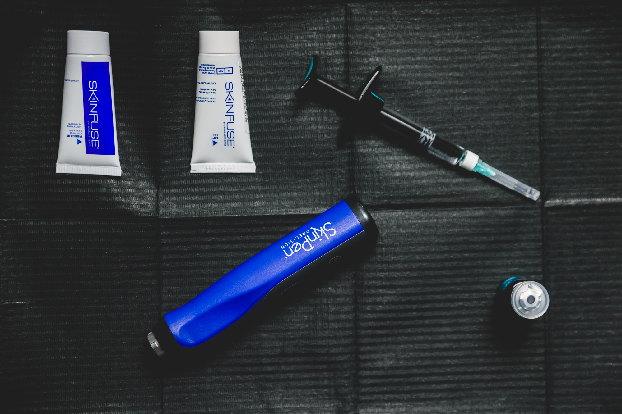 The tools necessary for rejuvenating skin treatment in New York City.