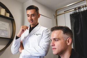 Two providers discuss hyperpigmentation treatment in Upper East Side, NYC