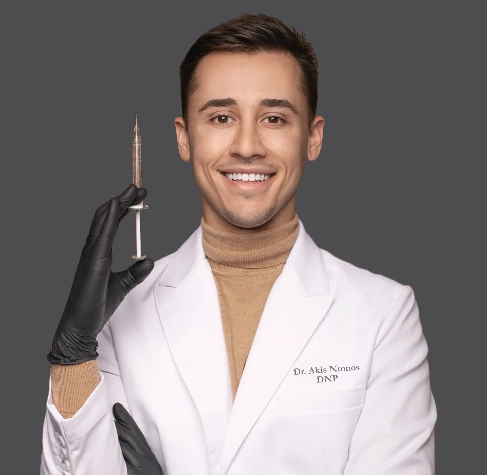 Dr. Akis prepares an injection for erectile dysfunction treatment in Upper East Side, NYC